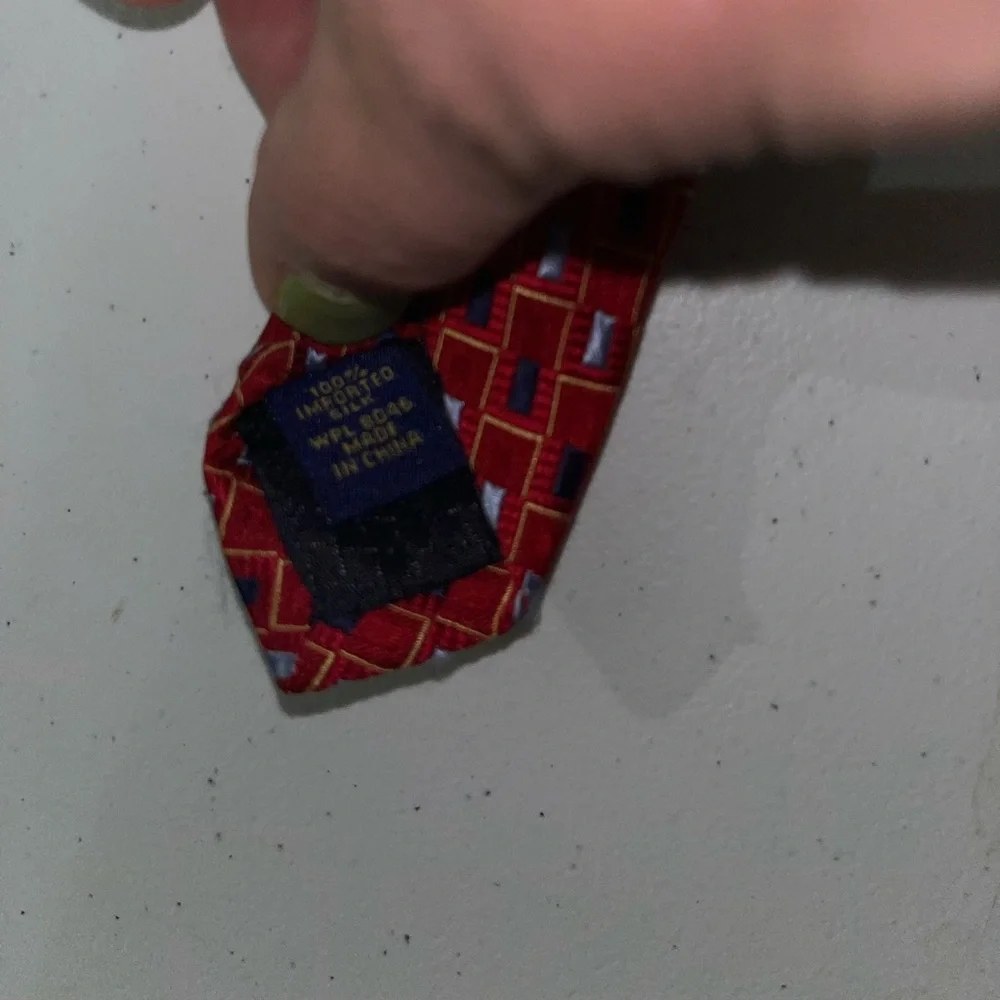 NIBag Charter Club Patriotic Silk Tie